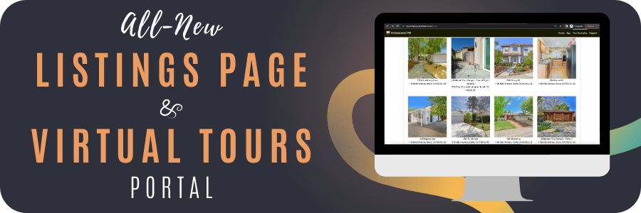 NEW Listings Page & Virtual Tours Portal